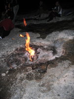 Chimaera eternal flame at night